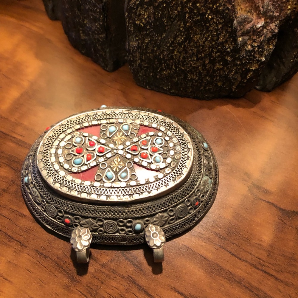 Afghan pendant pendant inlay Pendant